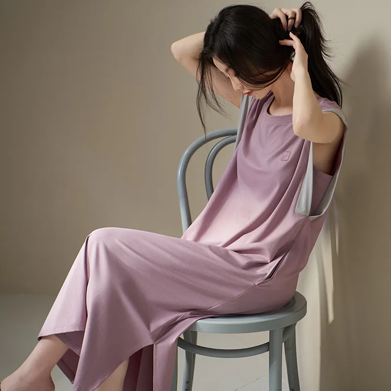 Xuan Liang Nightgown Women's Dusty Purple-1