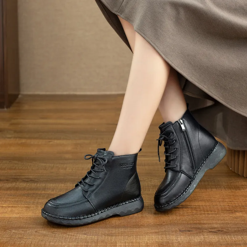 SHOUBA Ankle Boots Women's Black-2