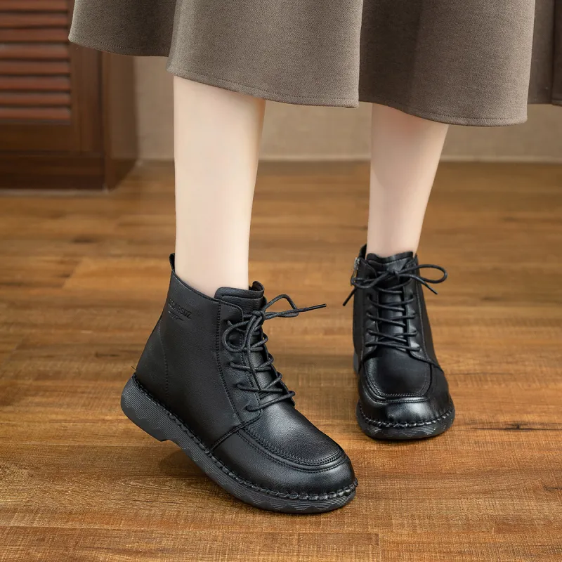 SHOUBA Ankle Boots Women's Black-1