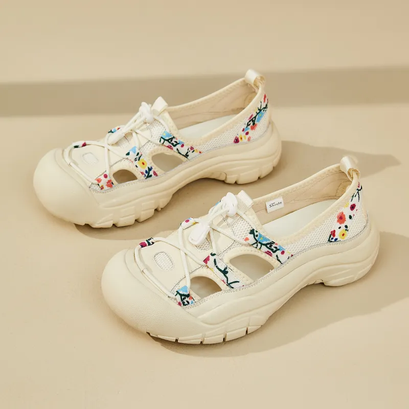 SHOUBA River Trekking Shoes Women's Beige-2