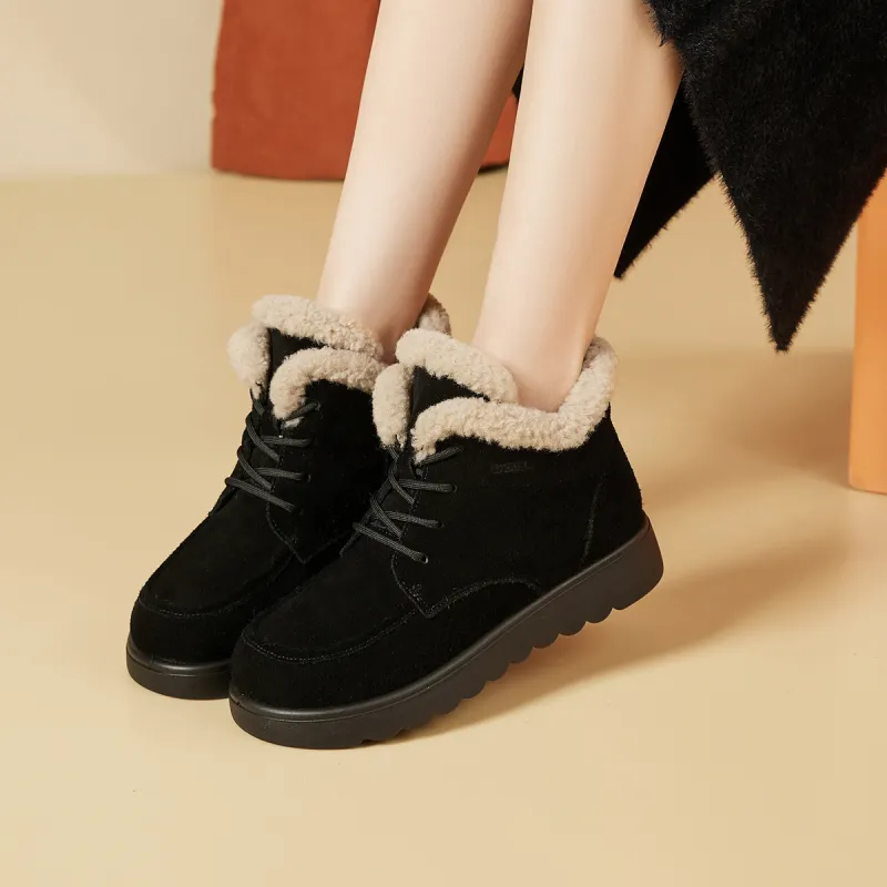 SHOUBA Thermal Ankle Length Snow Boots Women's-10