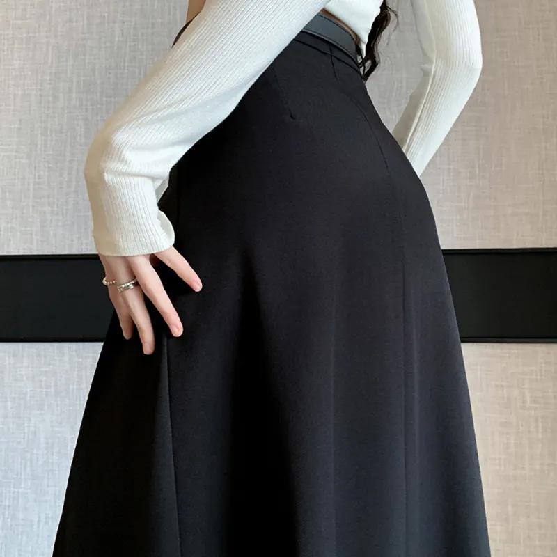 PLAY BUSH Casual Long Skirt Women's White-23
