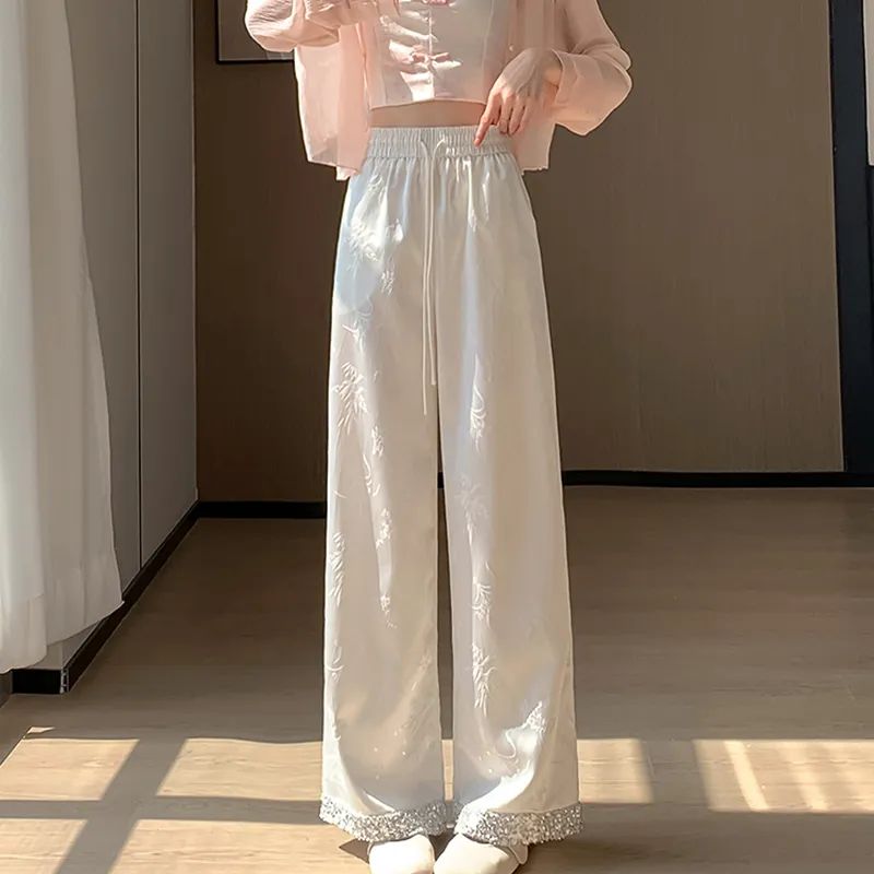 PLAY BUSH Casual Pants Women's Apricot-2