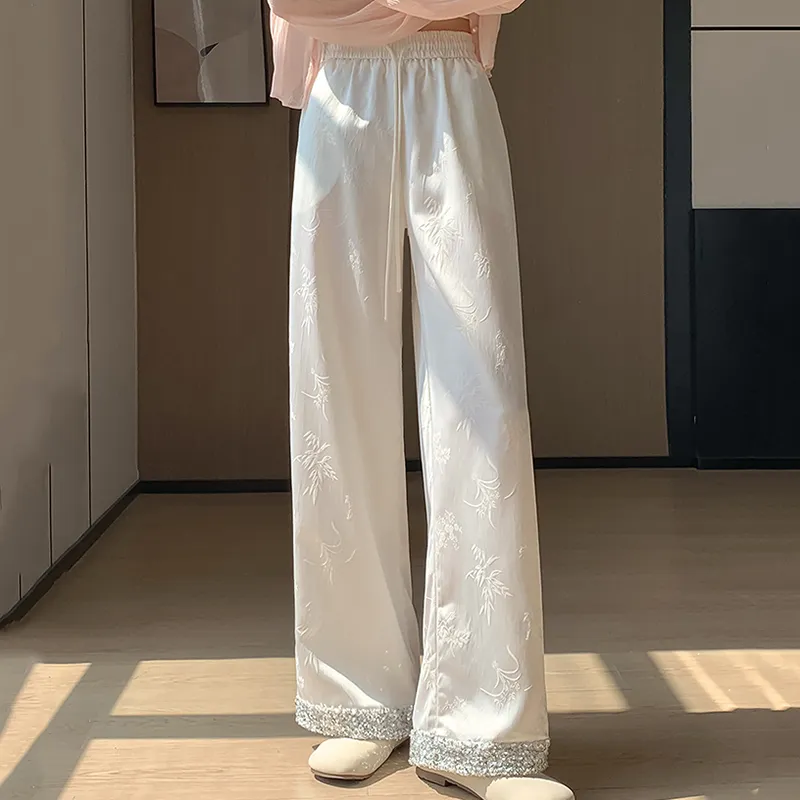 PLAY BUSH Casual Pants Women's Apricot-3