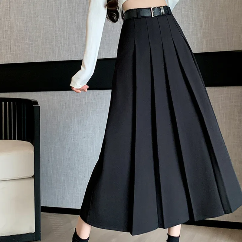 PLAY BUSH Casual Long Skirt Women's White-21