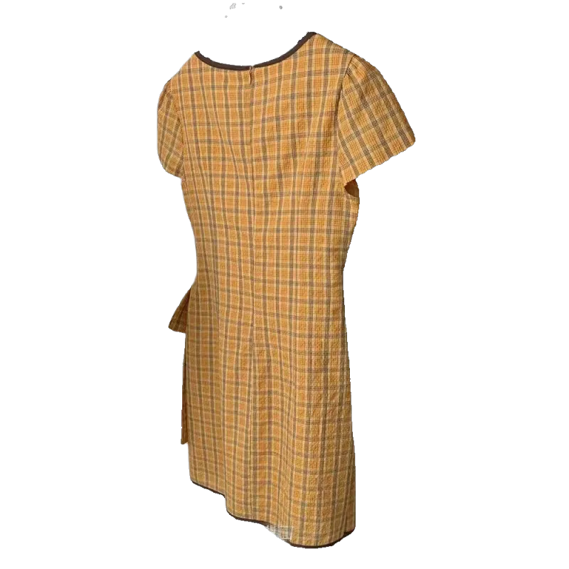 PLAY BUSH Short Sleeved Dress Women's Image Color-1