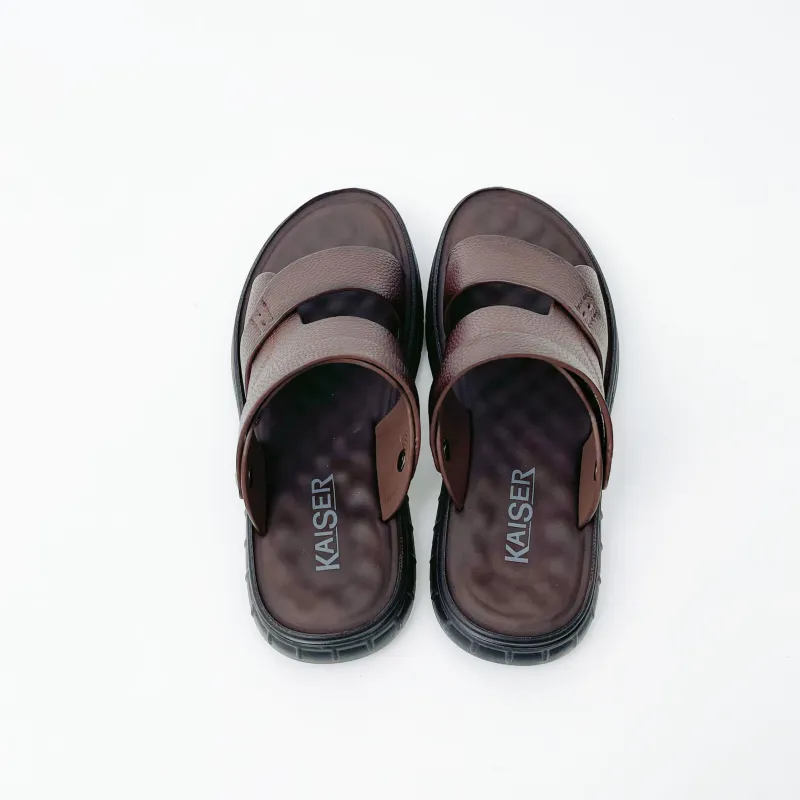 KAISER Beach Sandals Men Black Brown-8