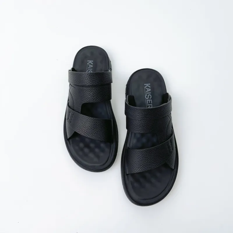 KAISER Beach Sandals Men Black Brown-2