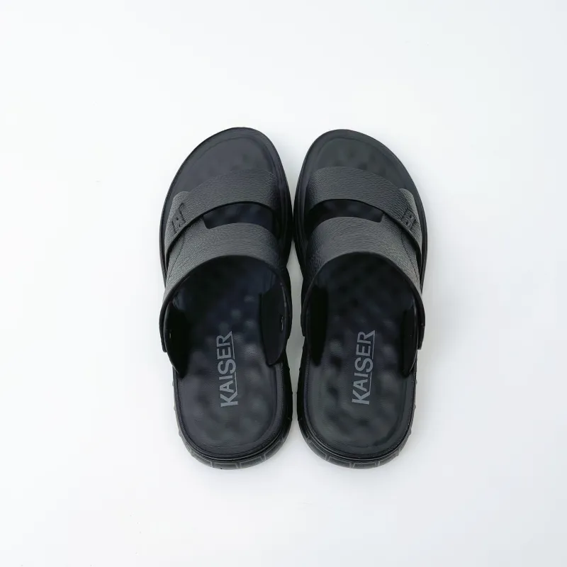 KAISER Beach Sandals Men Black Brown-3