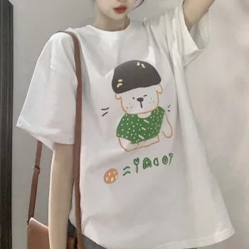 HUASJ T Shirts Women's White