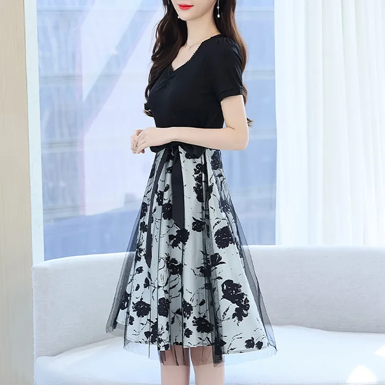 Pa33word Short Sleeved Dress Women's-3