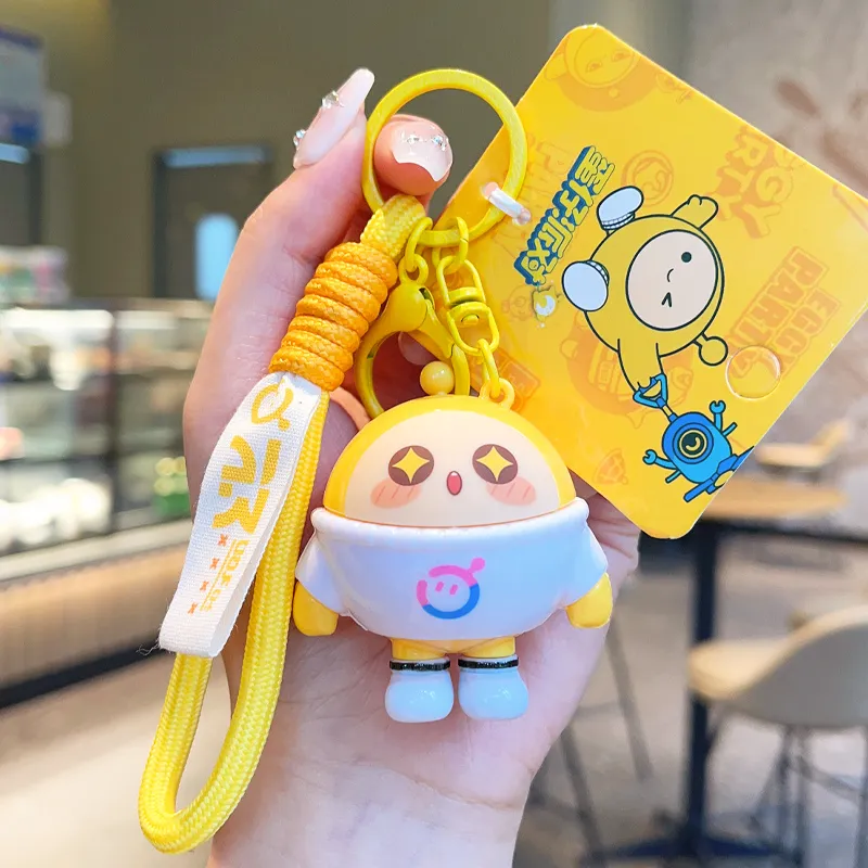 Chaodou Bear PVC Zinc Alloy Keychains Unisex-1