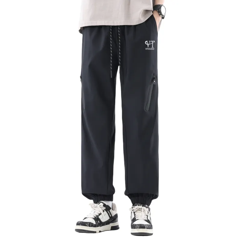 Vitocano Casual Pants Unisex Black-2