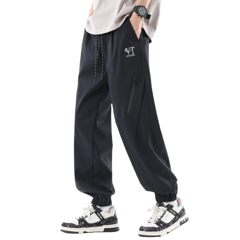 Vitocano Casual Pants Unisex Black-3