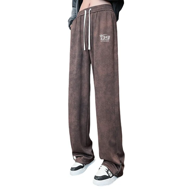 Vitocano Casual Pants Unisex Khaki-13