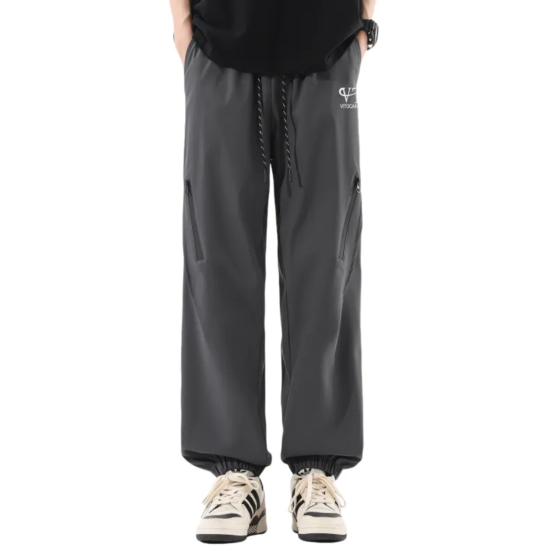 Vitocano Casual Pants Unisex Black-12