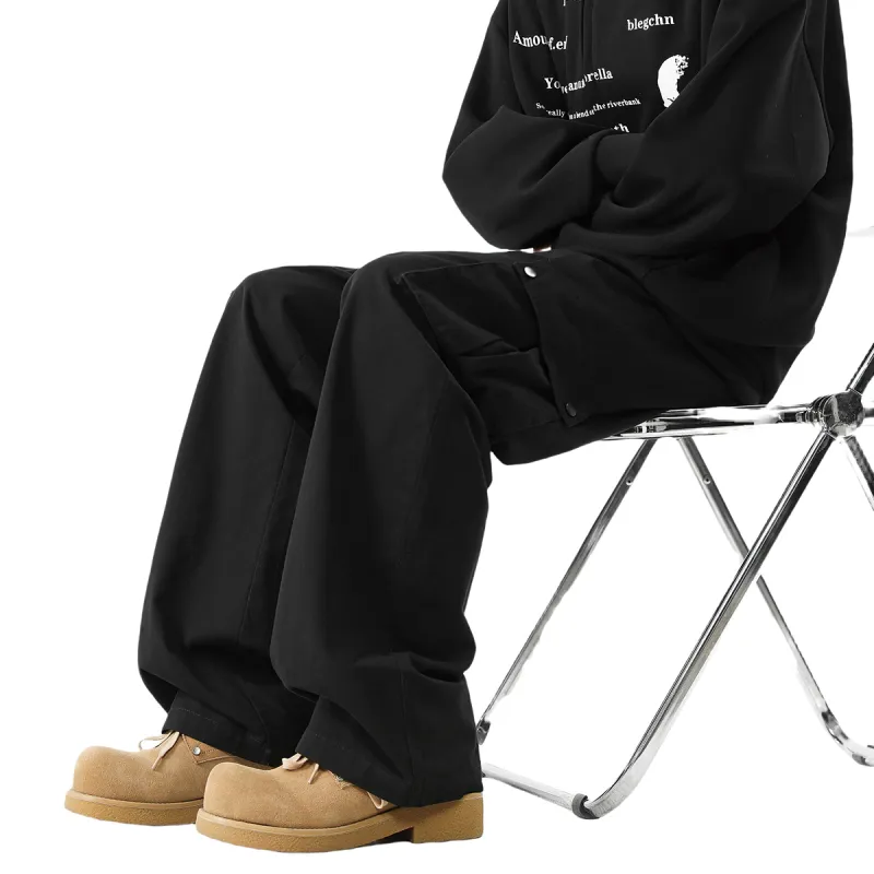 Vitocano Casual Pants Unisex Black-4