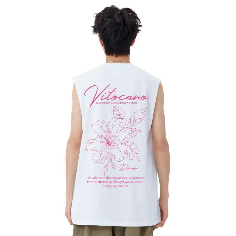 Vitocano Tank Tops Unisex White-2