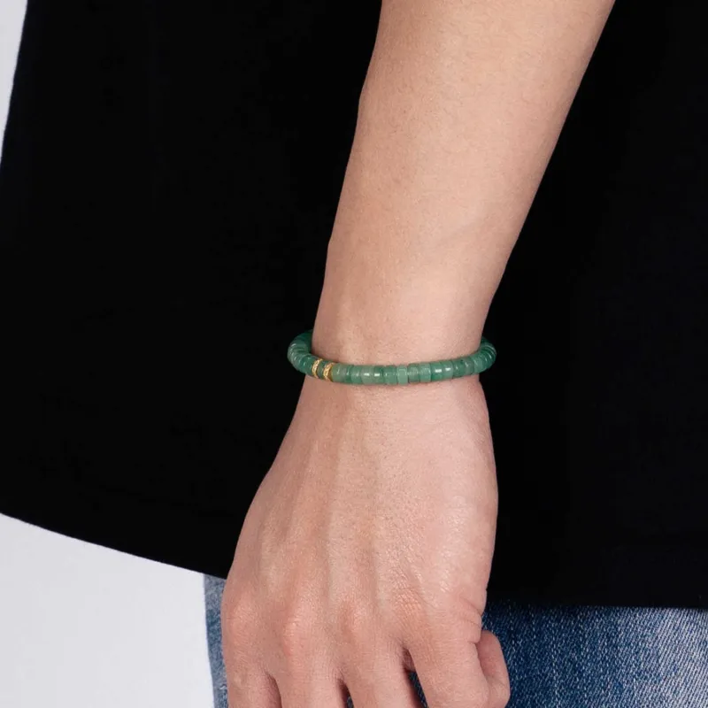 LANMUYINNUO Natural African Emerald Bracelets Unisex-3