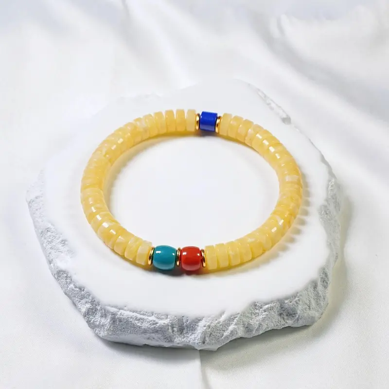 LANMUYINNUO Beeswax Bracelets Unisex-1