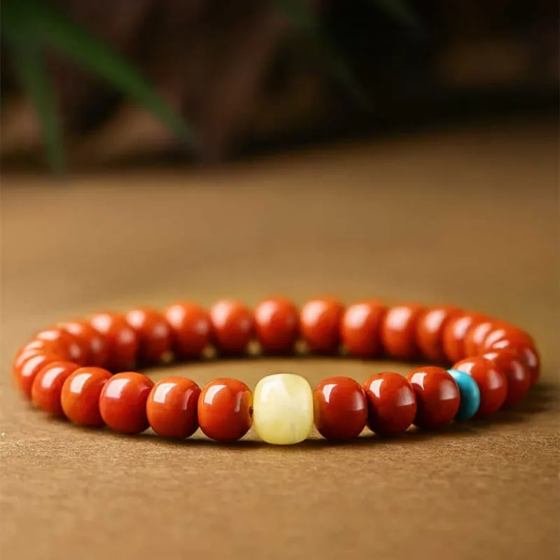 LANMUYINNUO Southern Red Agate Bracelets Unisex-2