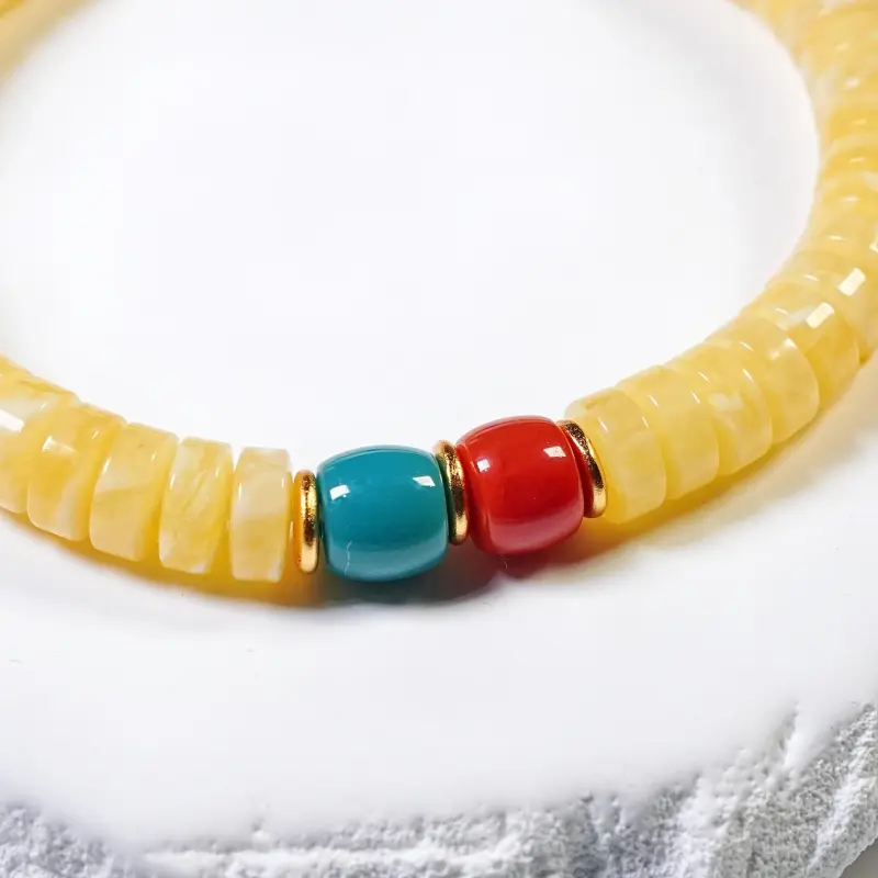 LANMUYINNUO Beeswax Bracelets Unisex-2