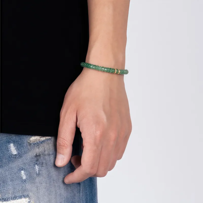 LANMUYINNUO Natural African Emerald Bracelets Unisex-1