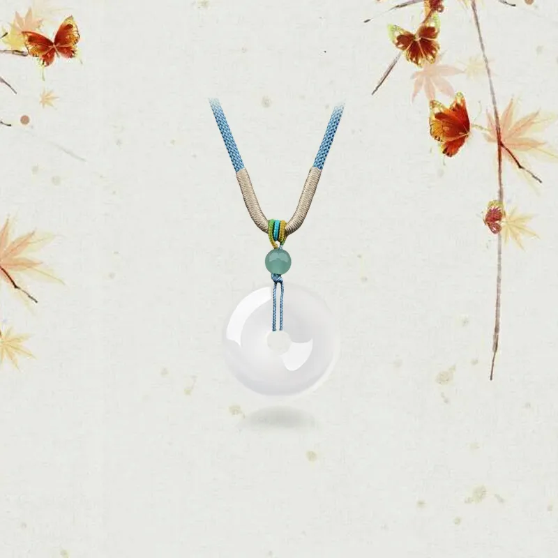 LANMUYINNUO Chalcedony Necklaces Unisex-2