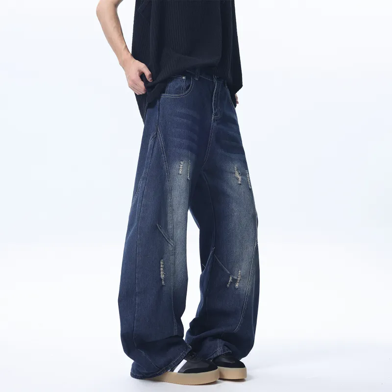 QOTRIOCK Jeans Unisex-7
