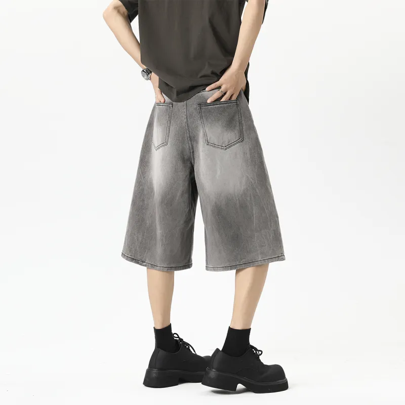 QOTRIOCK Denim Shorts Unisex-7
