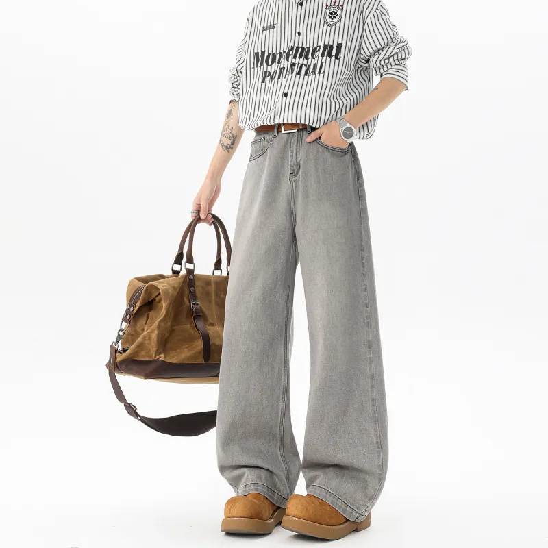 QOTRIOCK Jeans Unisex-6