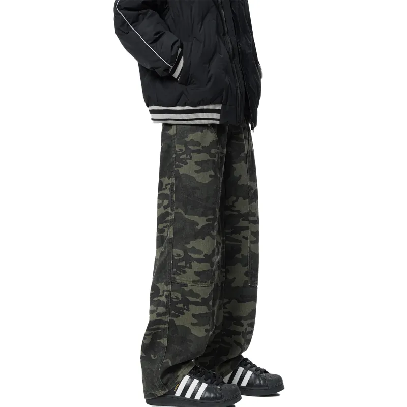 QOTRIOCK Jeans Unisex Camouflage-2