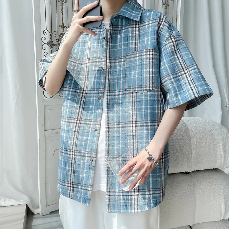 QOTRIOCK Shirts Unisex Blue-2
