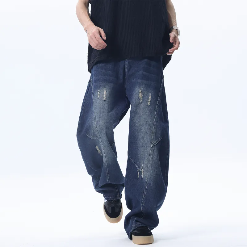 QOTRIOCK Jeans Unisex-9
