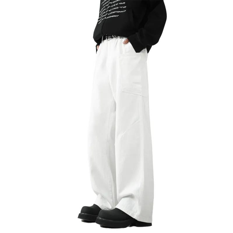 QOTRIOCK Jeans Men White-2