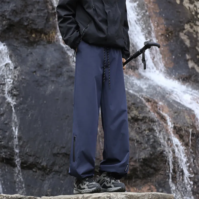 PAINT STAIN Casual Pants Unisex Classic Black-22