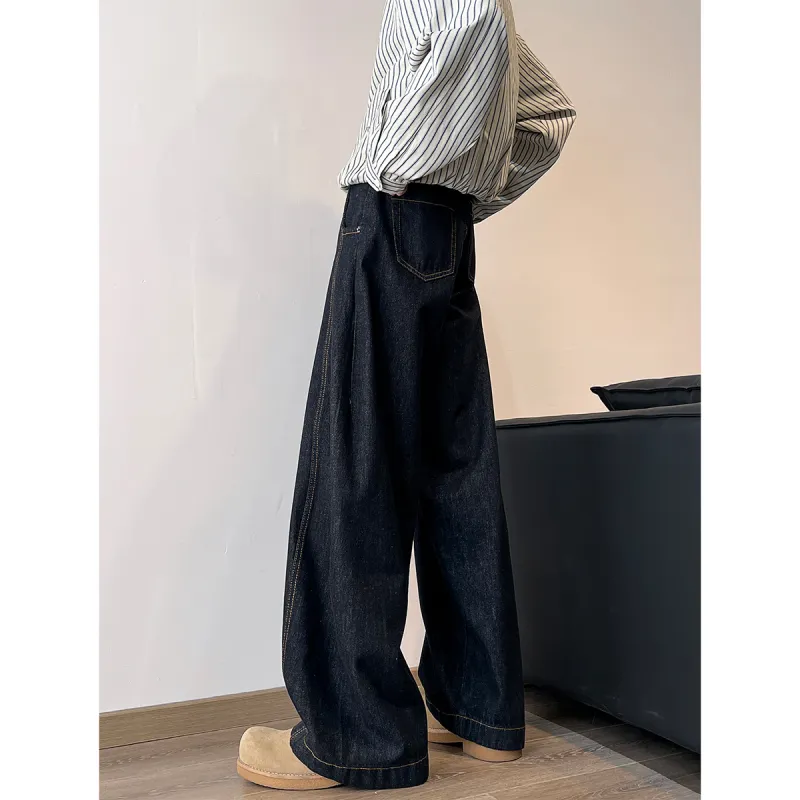 QOTRIOCK Jeans Men Black-0