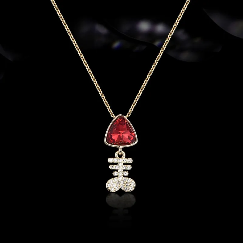 Lan Ying Alloy Necklaces Women's-11