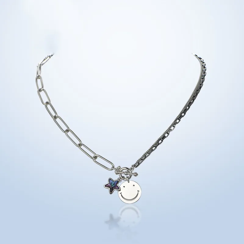 Lan Ying Alloy Necklaces Unisex-5