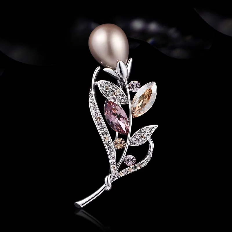 Lan Ying Austrian Crystal Brooches Women's-3