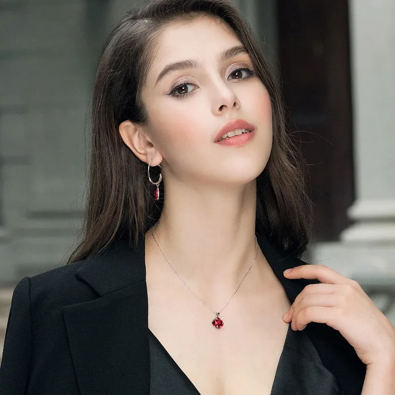 Lan Ying S952 Silver Necklaces Women's-7