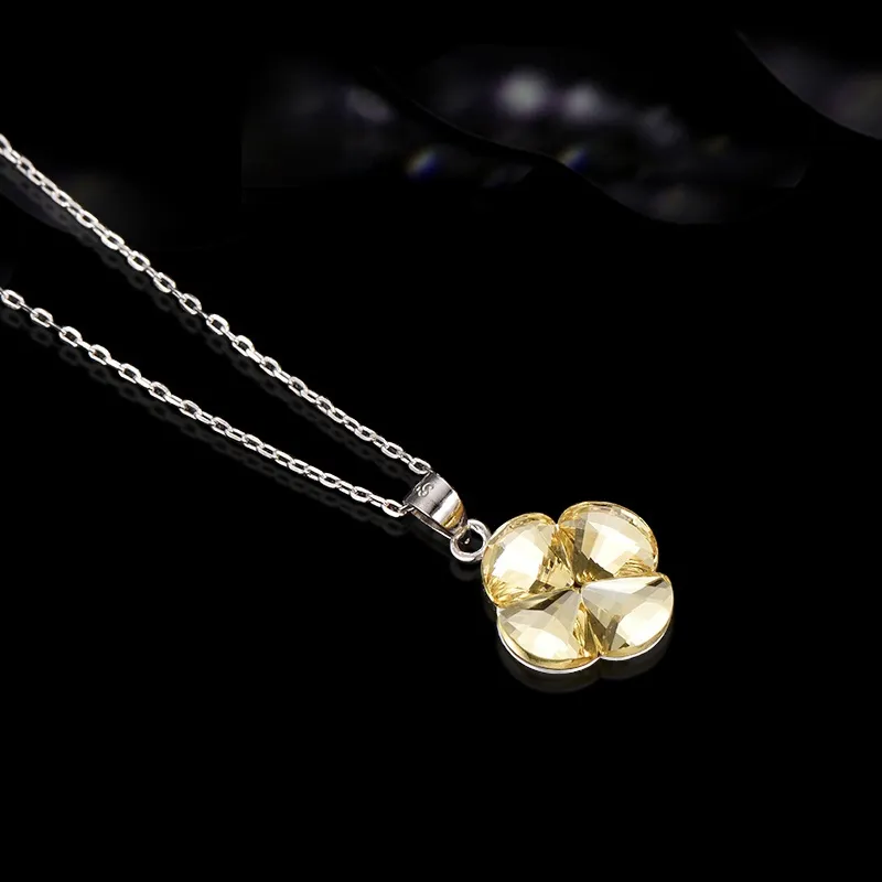 Lan Ying S952 Silver Necklaces Women's-9