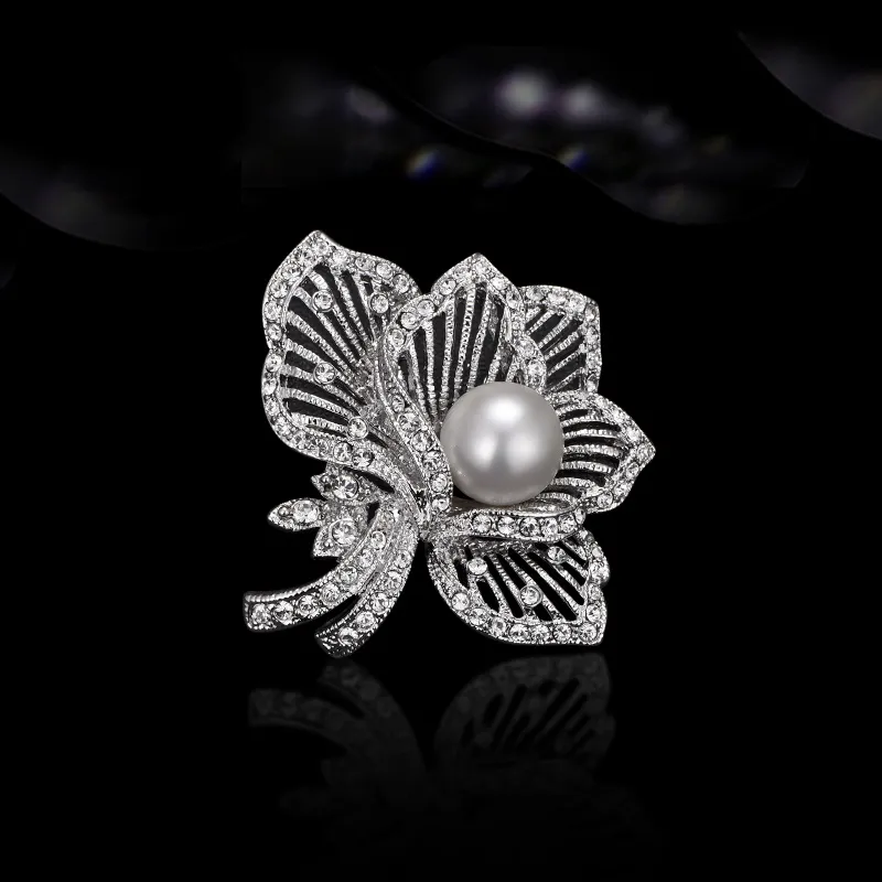 Lan Ying Artificial Crystal Brooches Women's-4