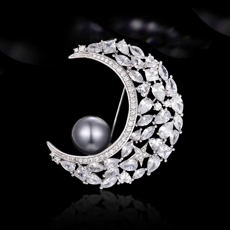 Lan Ying Artificial Crystal Brooches Women's-9