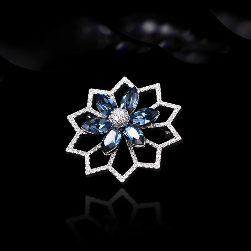 Lan Ying Austrian Crystal Brooches Women's-4