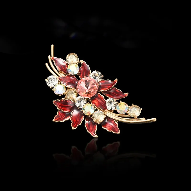Lan Ying Austrian Crystal Brooches Women's-5