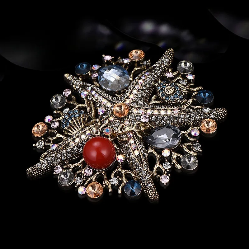Lan Ying Artificial Crystal Brooches Women's-5