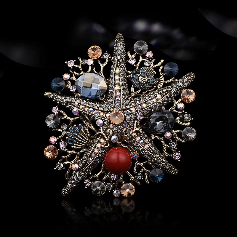 Lan Ying Artificial Crystal Brooches Women's-4