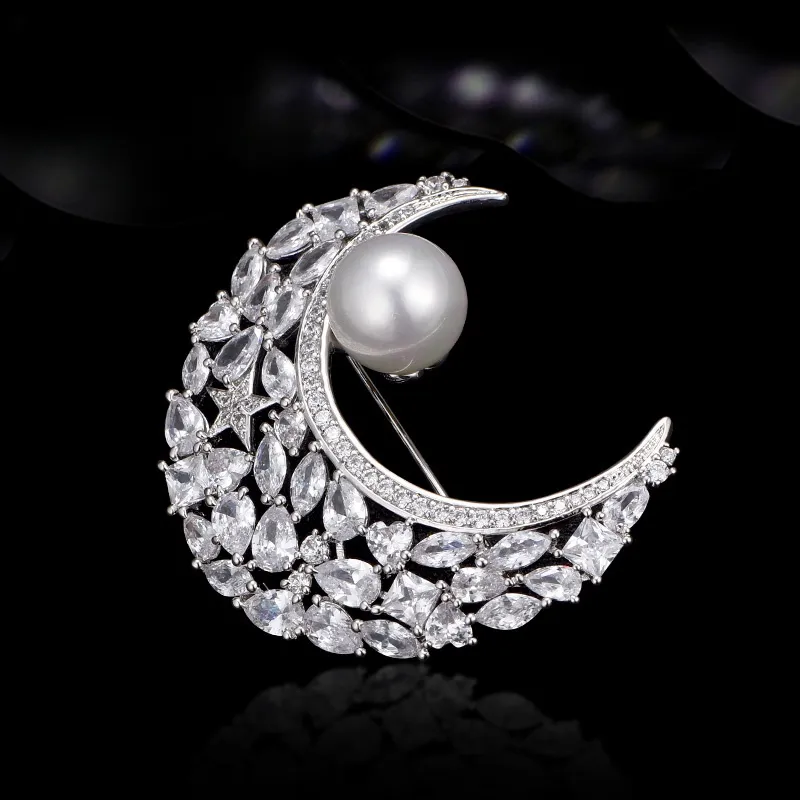 Lan Ying Artificial Crystal Brooches Women's-13