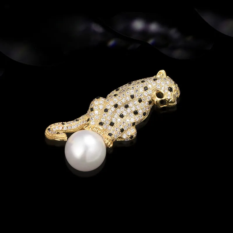 Lan Ying Crystal Brooch Luxury Niche Women's-3